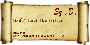 Szélesi Daniella névjegykártya